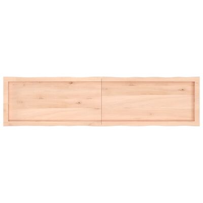 vidaXL Blat masă 160x40x(2-4) cm lemn stejar netratat contur organic