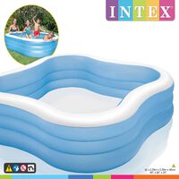 Intex Centru cu piscină "Beach Wave", 229x229x56 cm, 57495NP