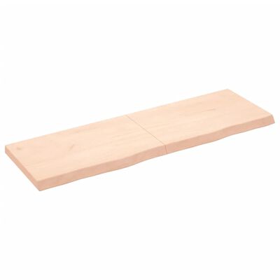 vidaXL Blat de baie, 160x50x(2-6) cm, lemn masiv netratat