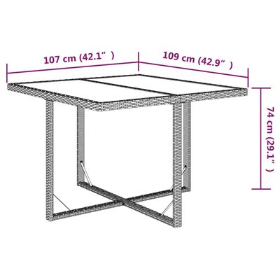 vidaXL Set mobilier pentru grădină cu perne, 9 piese, bej, poliratan