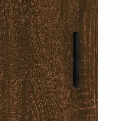 vidaXL Dulap de perete, stejar maro, 60x31x60 cm, lemn compozit