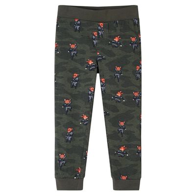 Pijamale pentru copii cu mâneci lungi ninja kaki 140