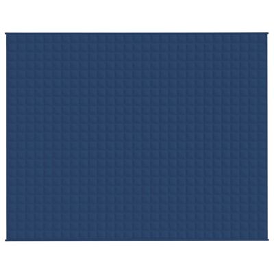 vidaXL Pătură cu greutăți, albastru, 235x290 cm, 11 kg, textil