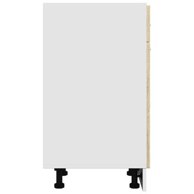 vidaXL Dulap inferior cu sertar, stejar Sonoma, 50 x 46 x 81,5 cm, PAL