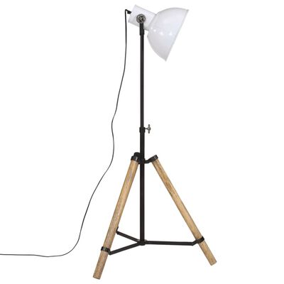 vidaXL Lampă de podea 25 W, alb, 75x75x90-150 cm, E27