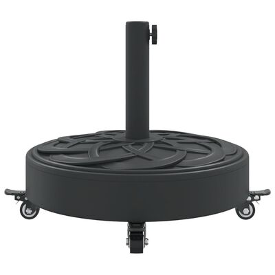 vidaXL Suport umbrelă pentru stâlpi Ø38 / 48 mm, 27 kg, rotund