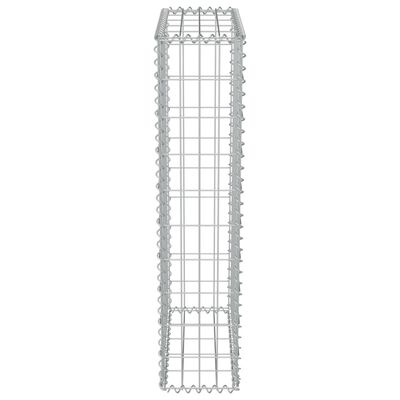 vidaXL Perete gabion cu capace, 50 x 20 x 100 cm, oțel galvanizat