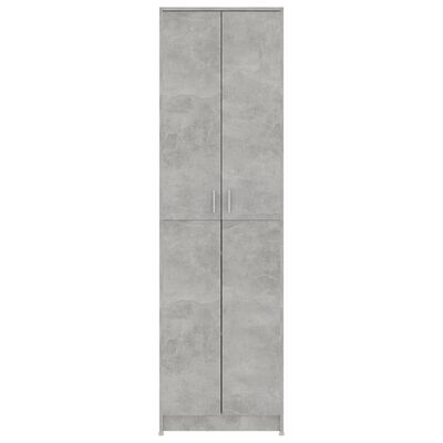 vidaXL Șifonier de hol, gri beton, 55x25x189 cm, lemn prelucrat