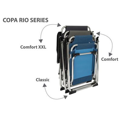 Bo-Camp Scaun pliant de camping Copa Rio Comfort XXL, nisipiu