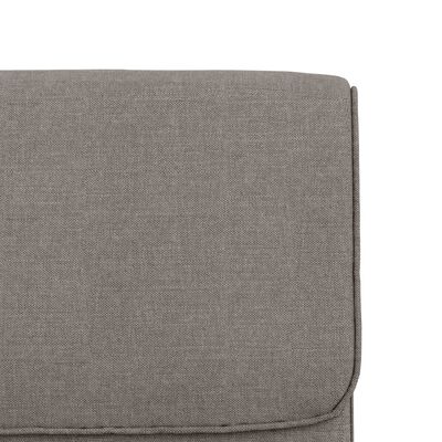 vidaXL Scaun de relaxare, gri taupe, 55x64x80 cm, material textil