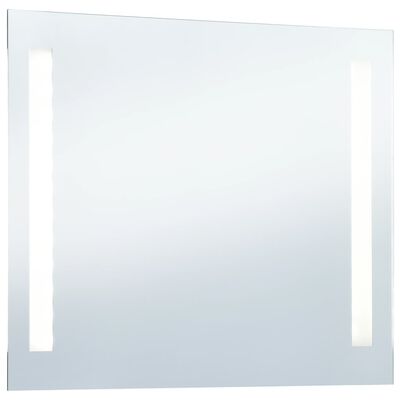 vidaXL Oglindă cu LED pentru perete de baie, 100 x 60 cm