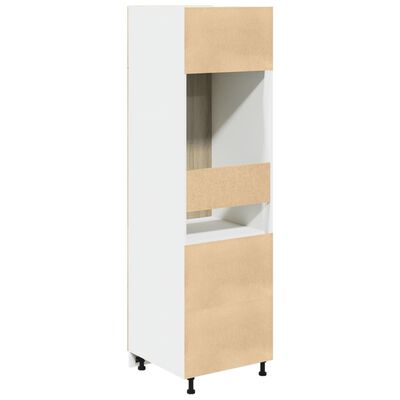 vidaXL Dulap pentru frigider, stejar Sonoma, 60 x 57 x 207 cm, PAL