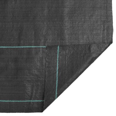 vidaXL Membrană antiburuieni, negru, 0,5x25 m, PP