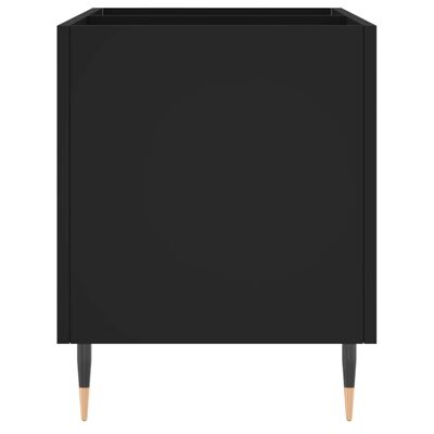 vidaXL Dulap pentru discuri, negru, 74,5x38x48 cm, lemn prelucrat