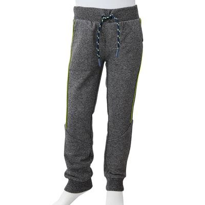 Pantaloni de trening pentru copii, gri melanj, 140