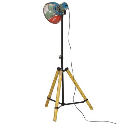 vidaXL Lampă de podea 25 W, multicolor, 75x75x90-150 cm, E27