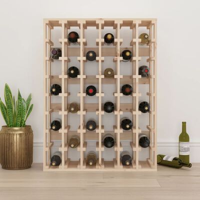 vidaXL Suport de vinuri, 70x33x94 cm, lemn masiv de pin