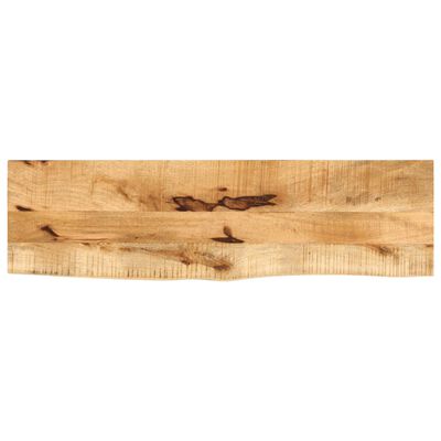 vidaXL Blat de masă margine naturală, 110x30x2,5 cm, lemn masiv mango