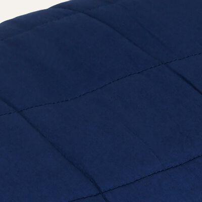 vidaXL Pătură grea, albastru, 220x230 cm, 11 kg, material textil