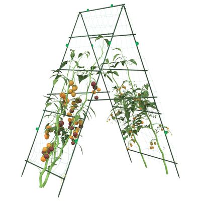 vidaXL Spaliere de grădină plante cățărătoare 4 buc. oțel, cu cadru A