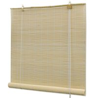 vidaXL Jaluzea tip rulou, natural, 100x220 cm, bambus