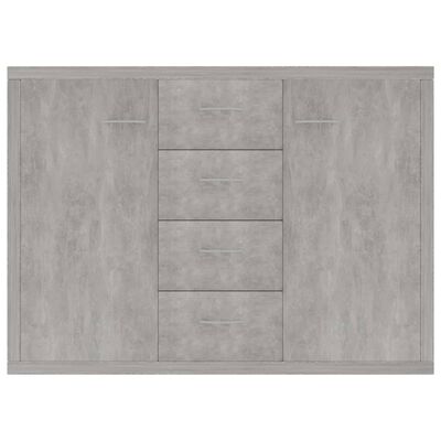 vidaXL Dulap, gri beton, 88x30x65 cm, lemn prelucrat