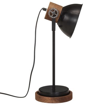 vidaXL Lampă de birou 25 W, negru, 17x17x50 cm, E27