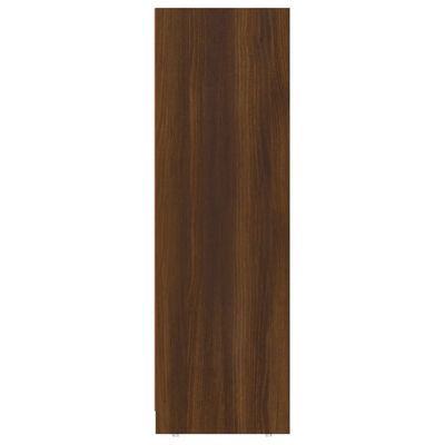 vidaXL Dulap de baie, stejar maro, 30x30x95 cm, lemn compozit