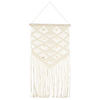 vidaXL Cuier de perete Macrame, 40x80, bumbac