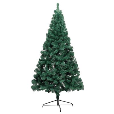 vidaXL Brad Crăciun artificial pre-iluminat set globuri verde 120 cm