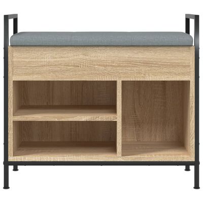 vidaXL Bancă pentru pantofi stejar sonoma 65,5x32x57,5 cm