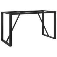 vidaXL Picioare masă de sufragerie O-Frame 120x60x73 cm Fontă