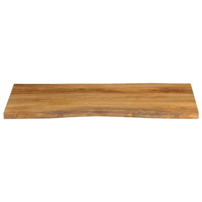 vidaXL Blat masă cu margini naturale, 120x60x2,5 cm, lemn masiv mango