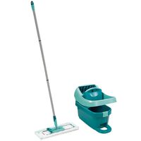 Leifheit Set mop pentru pardoseală Profi cu cărucior, XL, verde, 55096