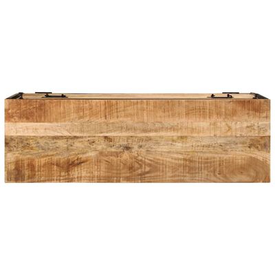 vidaXL Dulap pentru încălțăminte 110x35x53 cm lemn masiv de mango brut