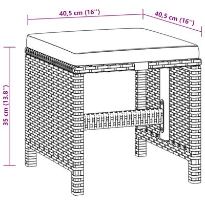 vidaXL Set mobilier de grădină cu perne, 5 piese, bej, poliratan