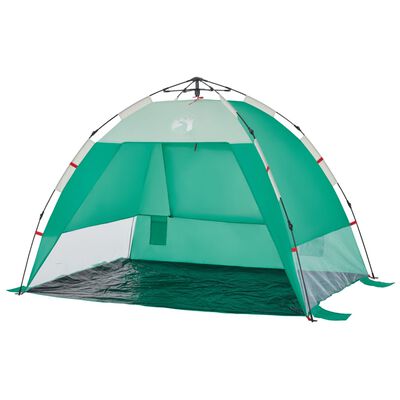 vidaXL Cort camping 2 persoane verde marin impermeabil setare rapidă