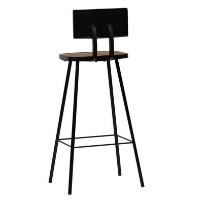 vidaXL Set mobilier de bar, 5 piese, negru