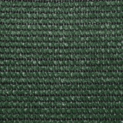 vidaXL Pânză parasolar, verde închis, 3x4x5 m, HDPE, 160 g/m²