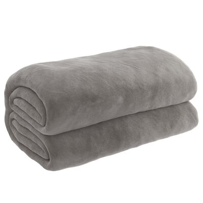 vidaXL Pătură grea cu husă, gri, 200x225cm, 9 kg, material textil