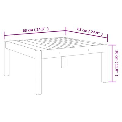 vidaXL Set mobilier grădină cu perne crem, 11 piese, lemn masiv acacia