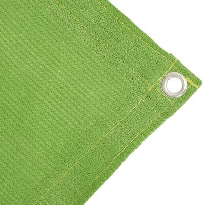 vidaXL Covor pentru cort, verde deschis, 250x400 cm, HDPE