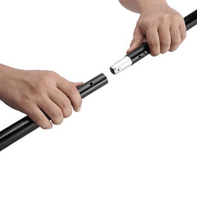 vidaXL Sistem de fundal telescopic, 155-300 cm