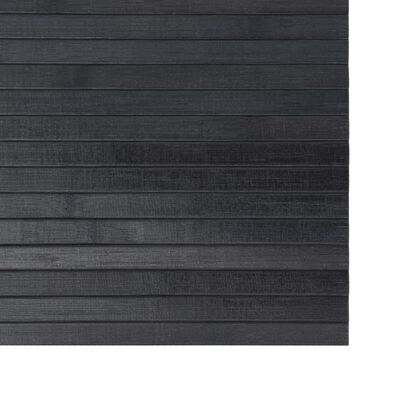 vidaXL Covor dreptunghiular, gri, 60x400 cm, bambus
