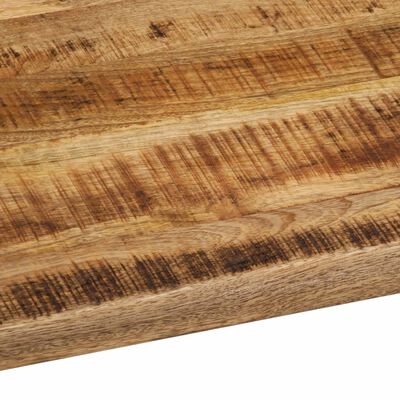 vidaXL Blat de masă margine naturală, 100x80x2,5 cm, lemn masiv mango