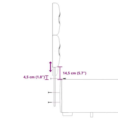 vidaXL Pat box spring cu saltea, gri deschis, 180x200 cm, catifea