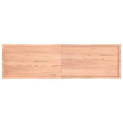 vidaXL Blat masă, 220x60x(2-6) cm, maro, lemn tratat contur organic