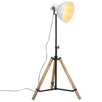 vidaXL Lampă de podea 25 W, alb, 75x75x90-150 cm, E27