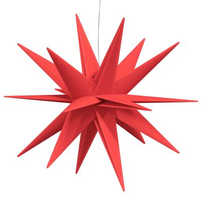 vidaXL Lumină de Crăciun cu LED, roșu, 43 cm, pliabil