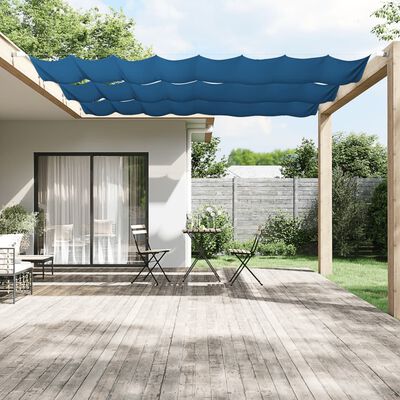 vidaXL Copertină verticală, albastru, 60x800 cm, țesătură oxford